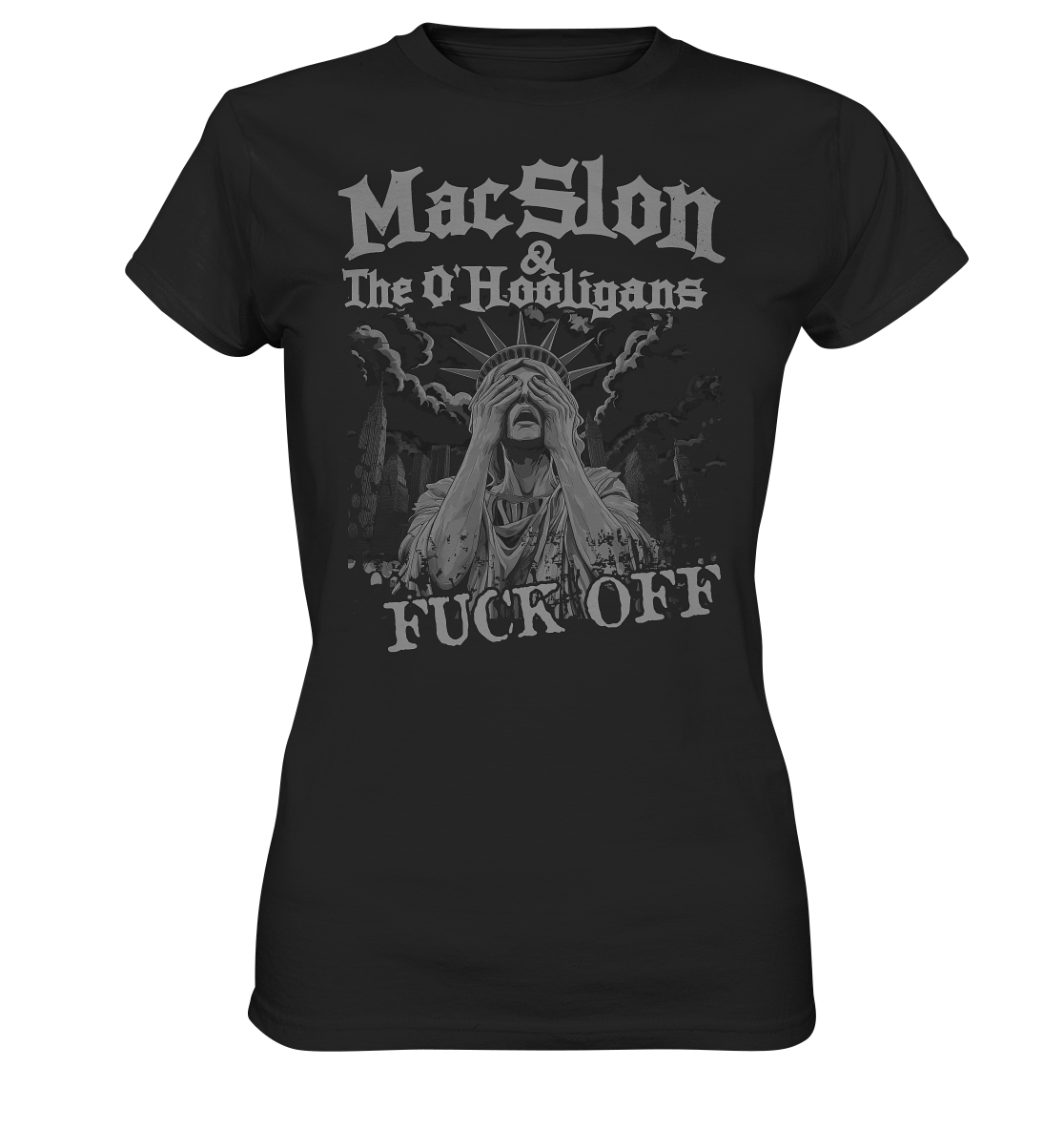 MacSlon & The O'Hooligans "Fuck Off" - Ladies Premium Shirt