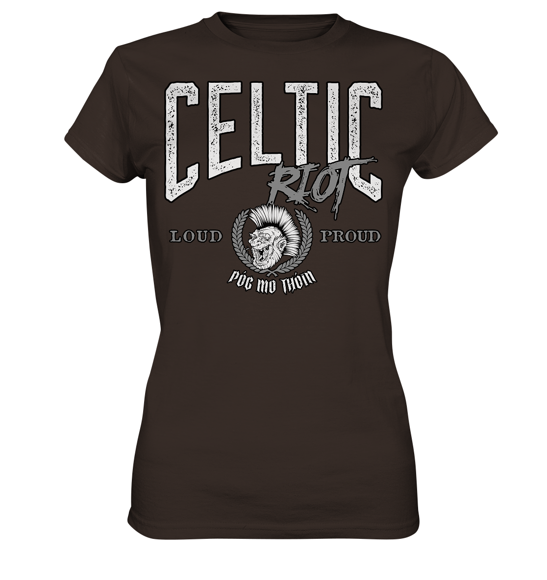 Póg Mo Thóin Streetwear "Celtic Riot" - Ladies Premium Shirt