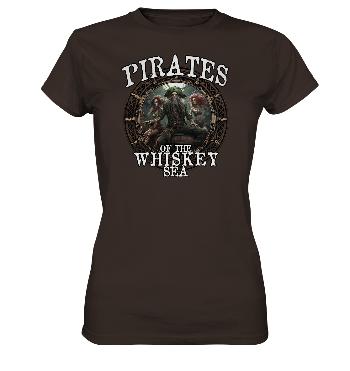 Pirates "Of The Whiskey Sea" - Ladies Premium Shirt