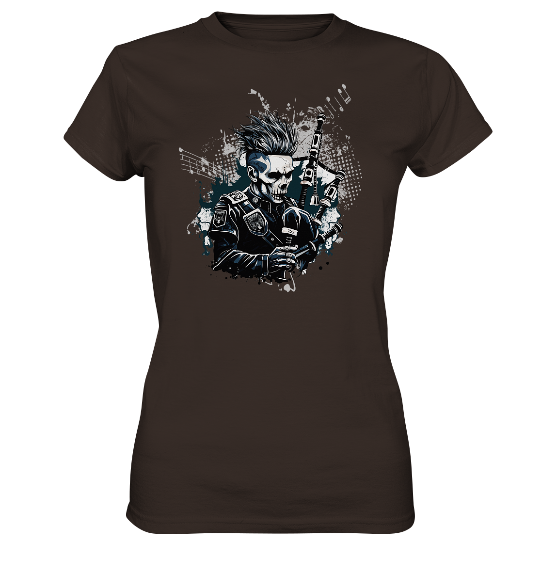 Bagpiper "Skull" - Ladies Premium Shirt