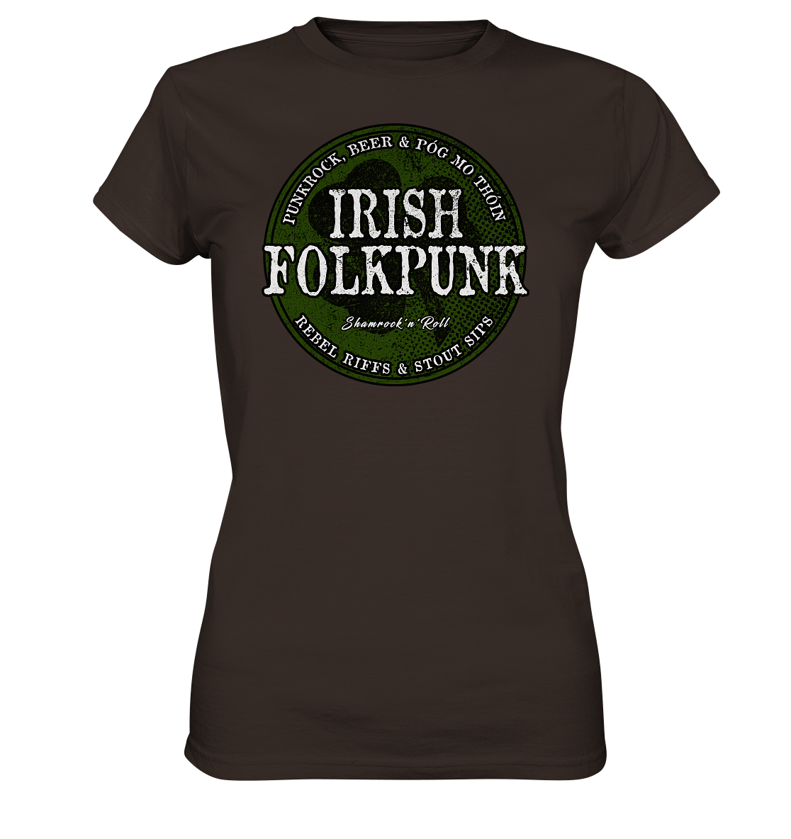 Irish Folkpunk "Shamrock'n'Roll" - Ladies Premium Shirt