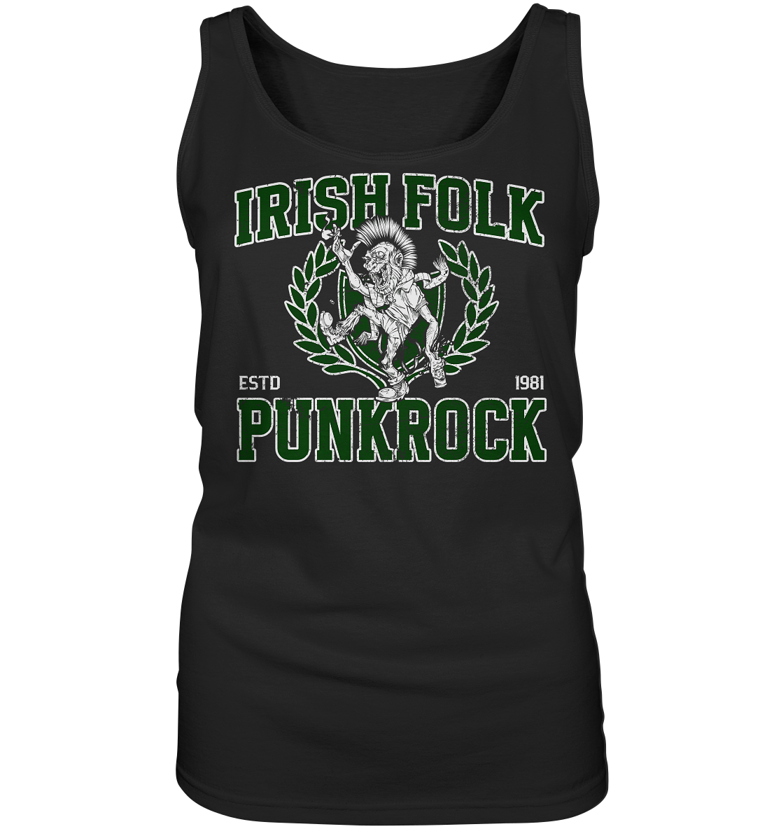 Irish Folk Punkrock "Estd. 1981" - Ladies Tank-Top