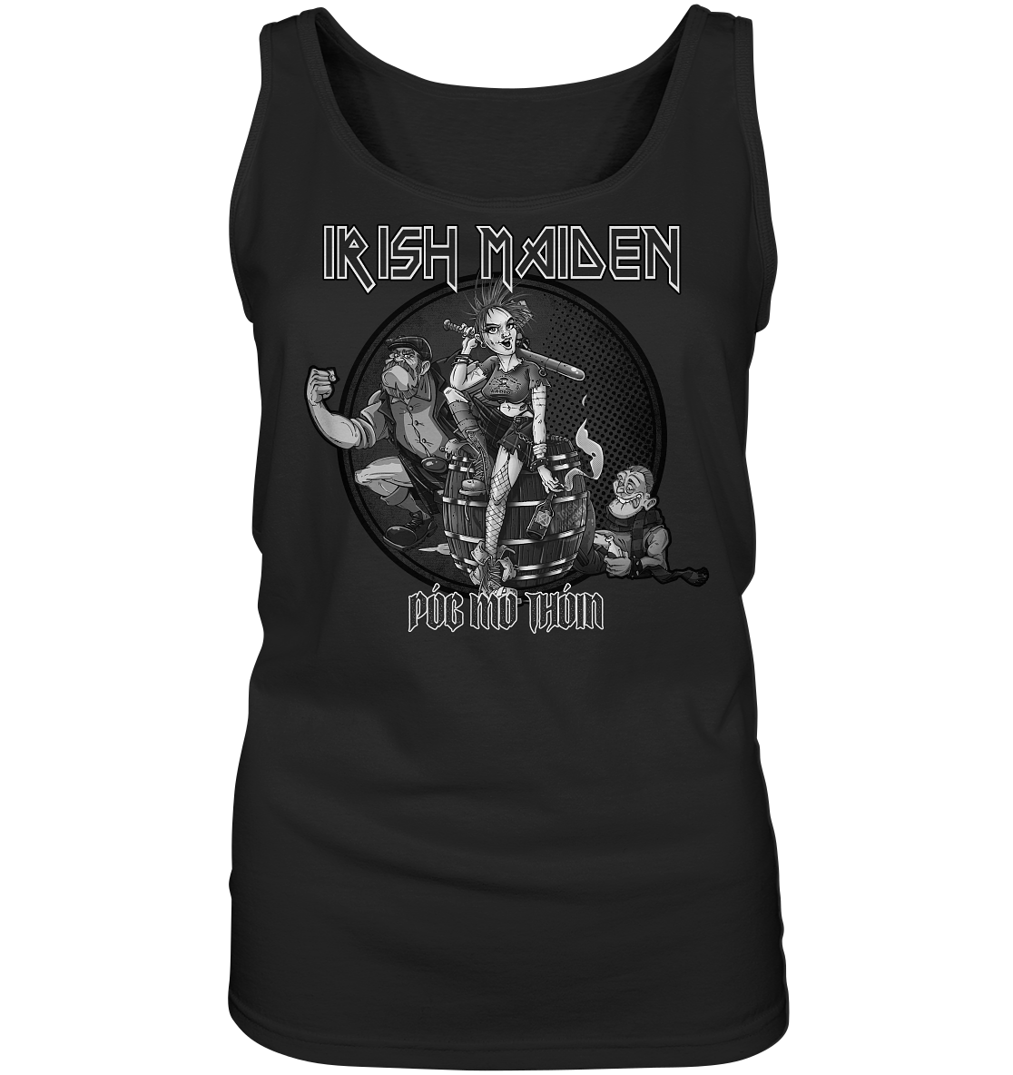 Póg Mo Thóin Streetwear "Irish Maiden" - Ladies Tank-Top