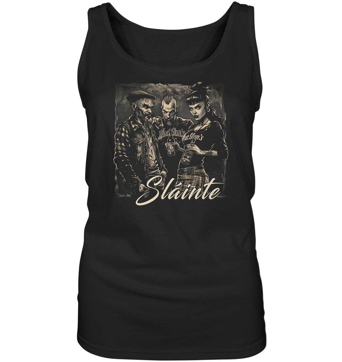 Sláinte "Group Of Punks I" - Ladies Tank-Top