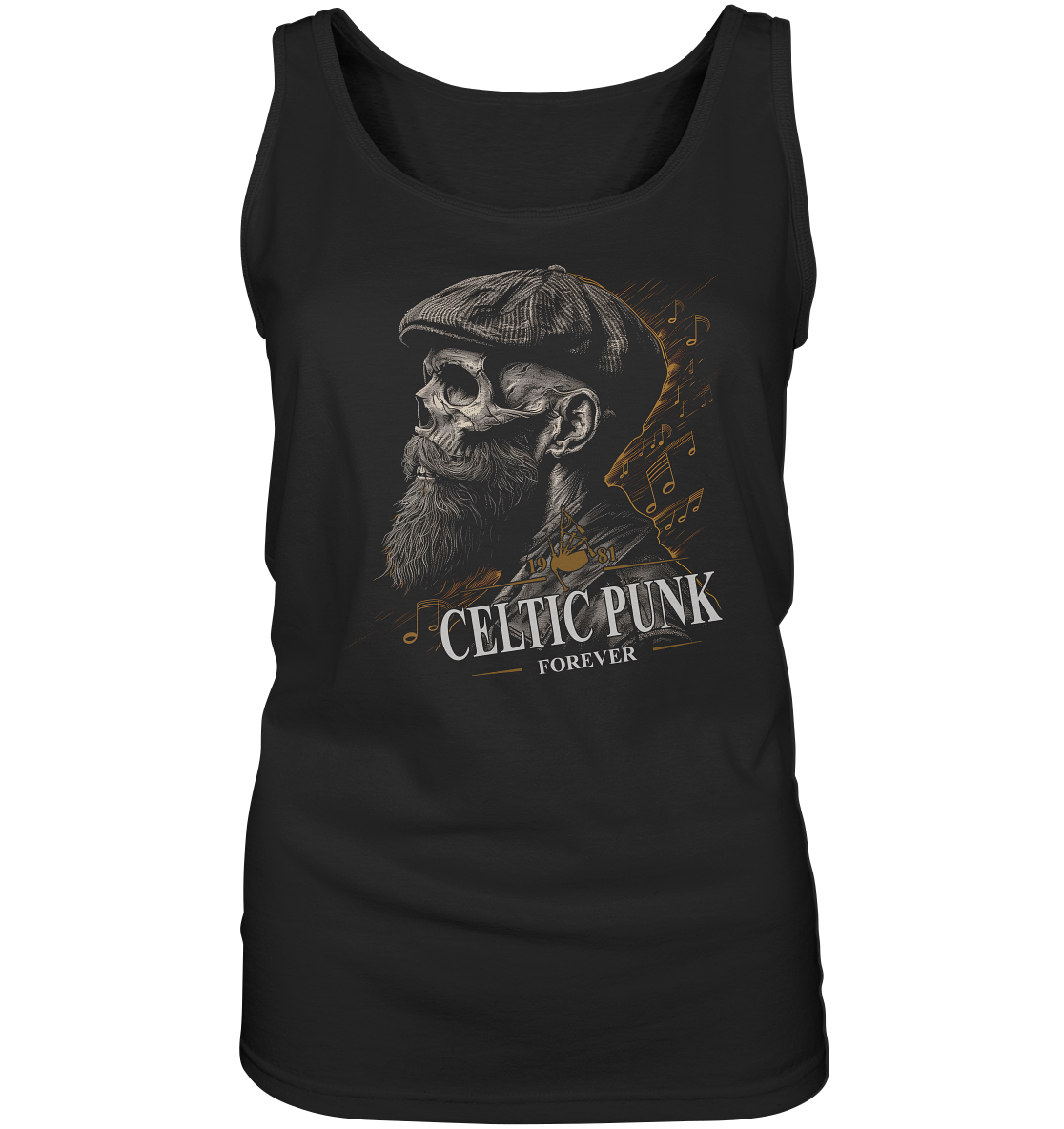 Celtic Punk "Forever / Flatcap-Skull I" - Ladies Tank-Top