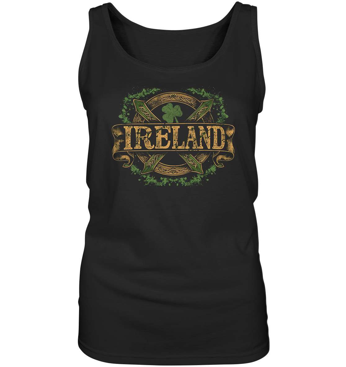 Ireland "Shamrock / Crest II" - Ladies Tank-Top