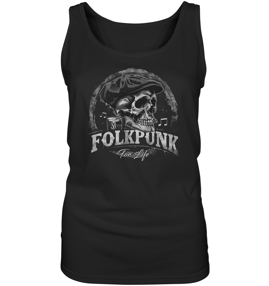 Folkpunk "For Life I" - Ladies Tank-Top