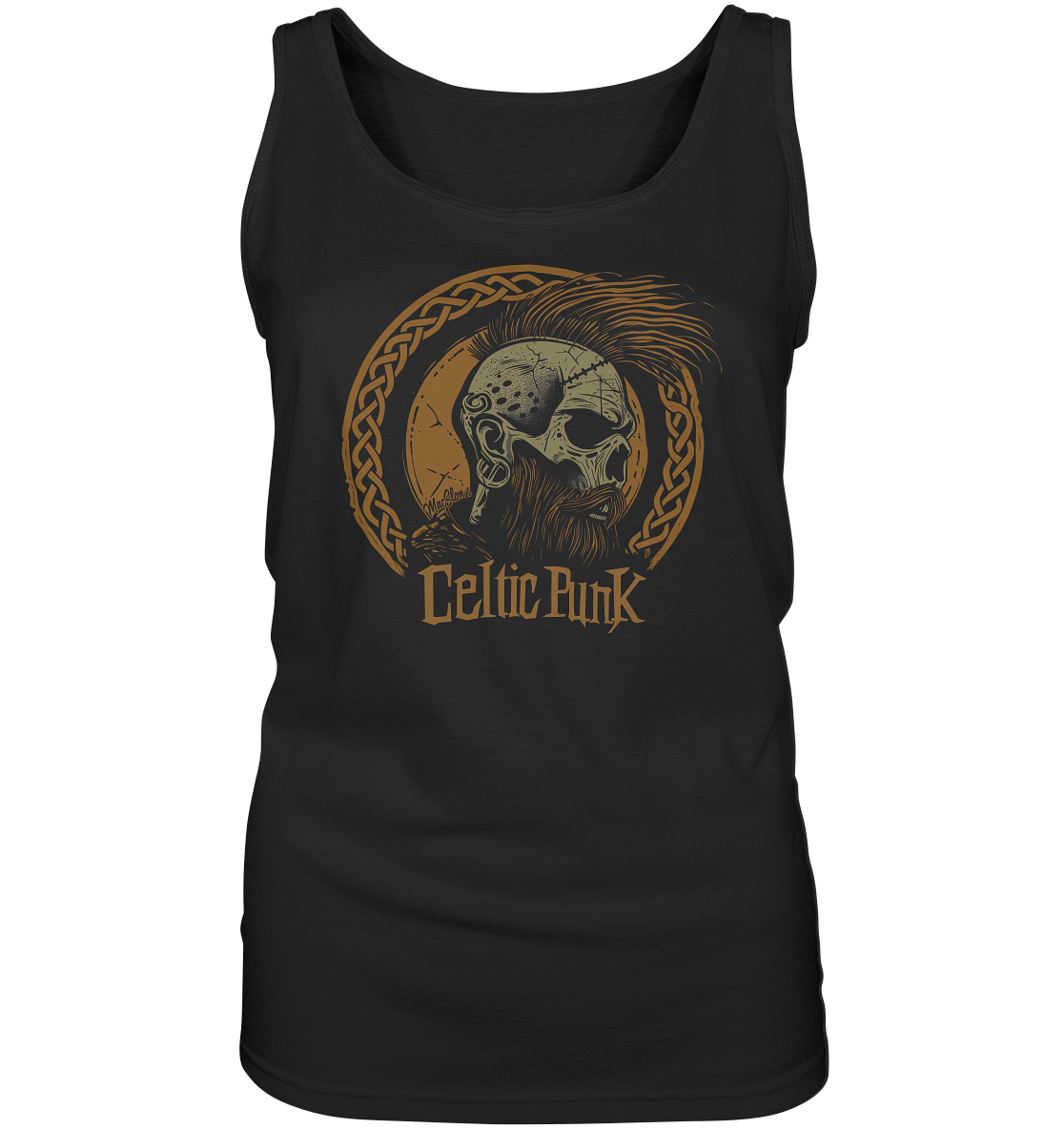 Celtic Punk "Skull / Circle I" - Ladies Tank-Top
