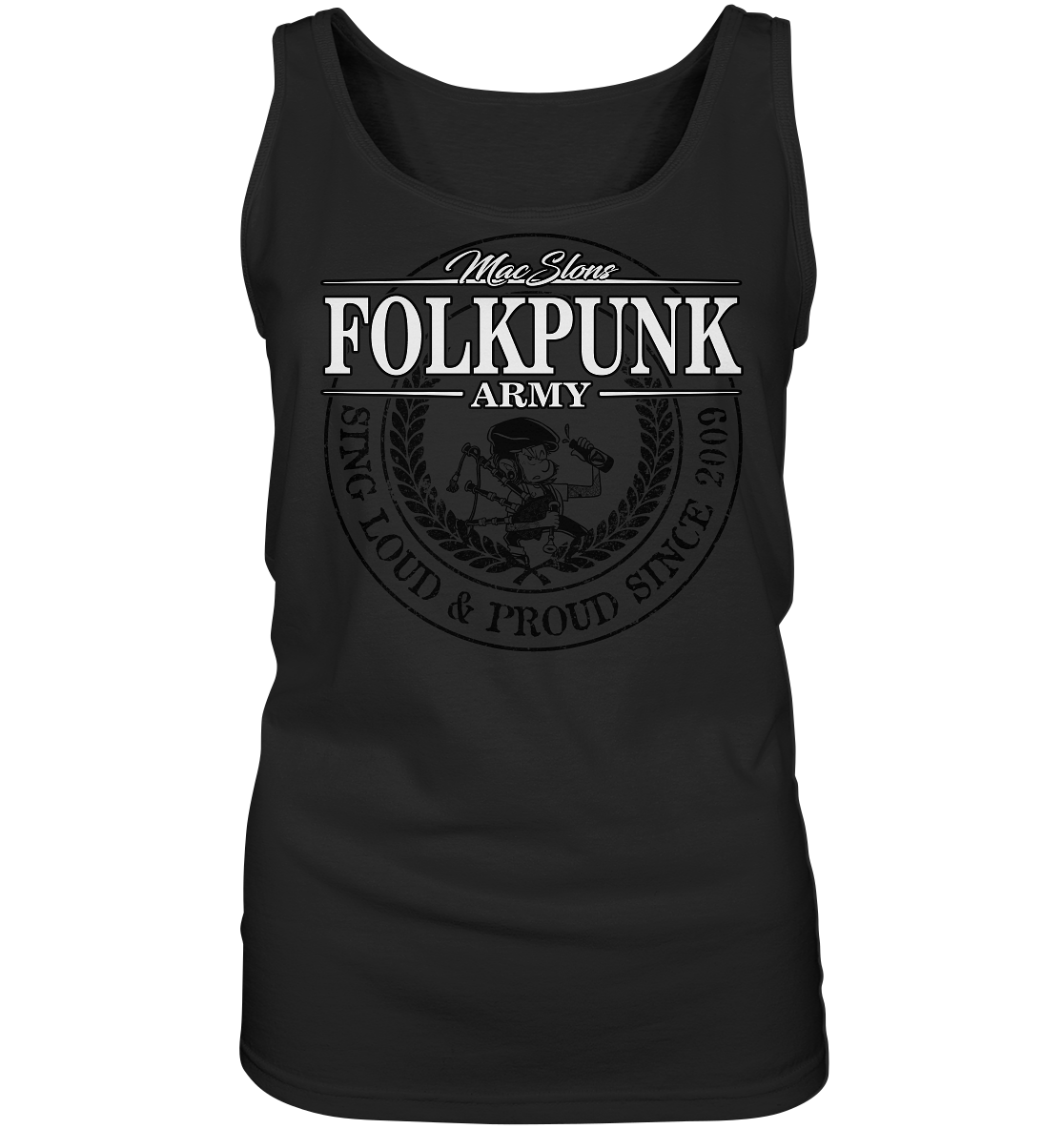 MacSlon's "Folkpunk Army" - Ladies Tank-Top