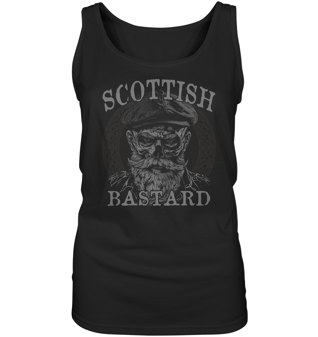 Scottish Bastard "Flatcap Skull I" - Ladies Tank-Top