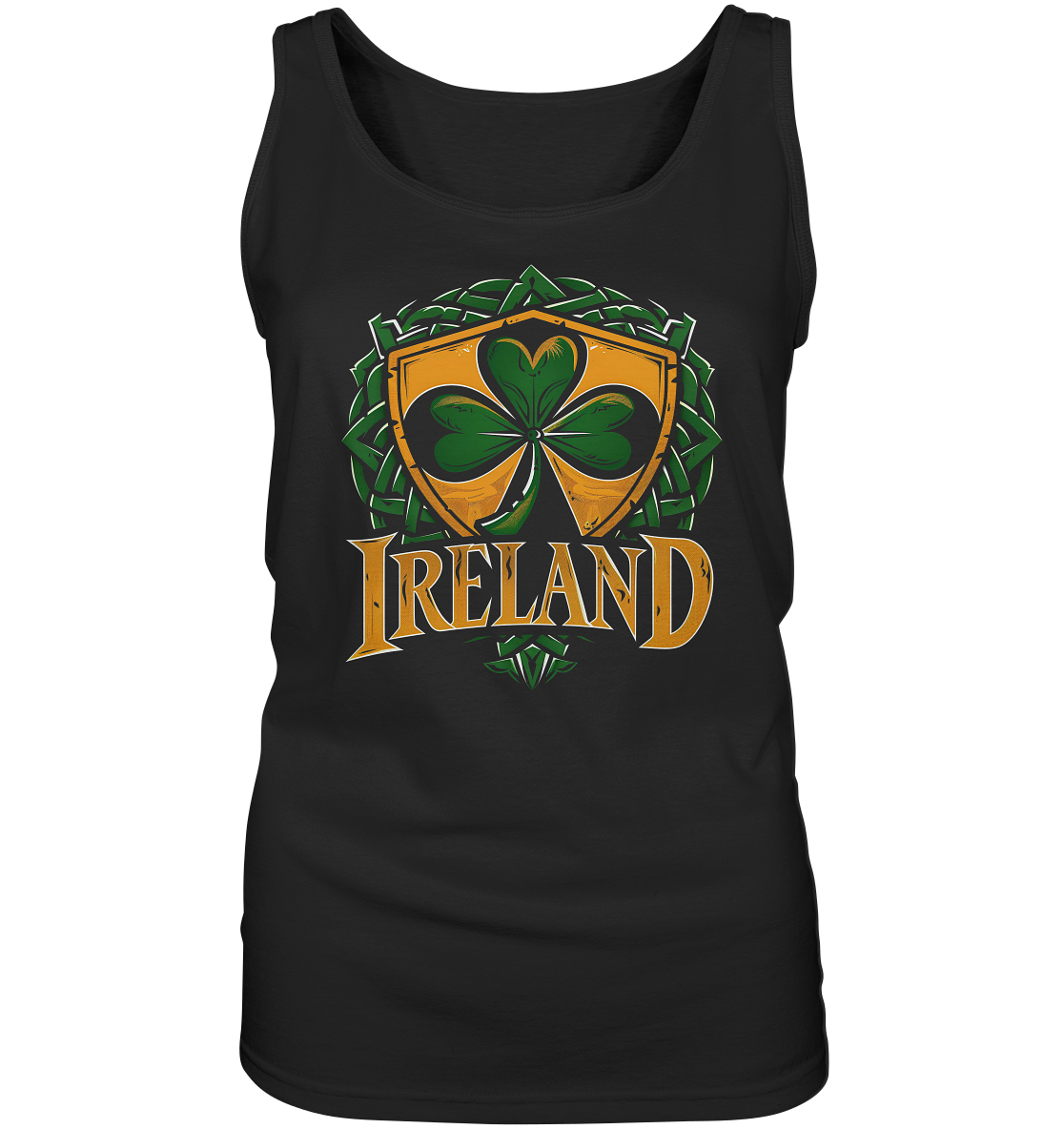 Ireland "Shamrock / Crest" - Ladies Tank-Top