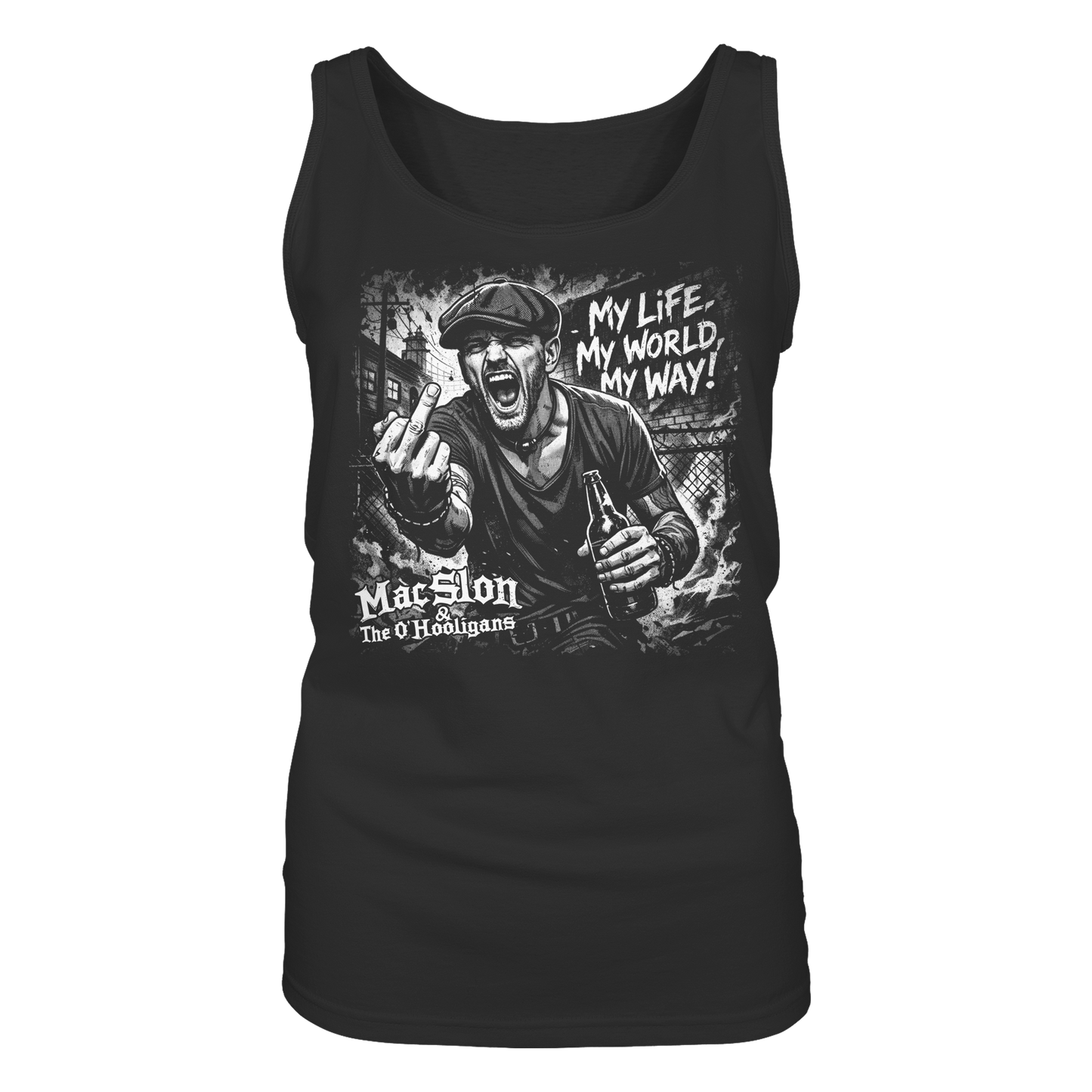MacSlon & The O'Hooligans "My Life, My World, My Way" - Ladies Tank-Top