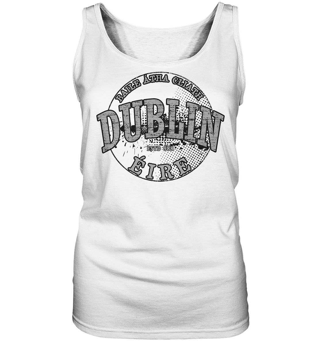Dublin "Estd 988 / Baile Átha Cliath / Éire" - Ladies Tank-Top