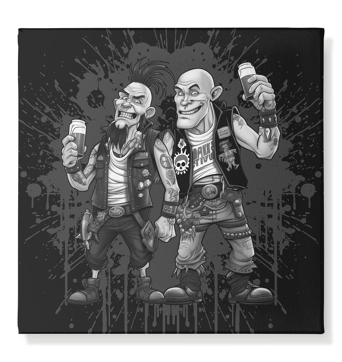 Sláinte "Raise Your Pints IV" - Leinwand 50x50cm