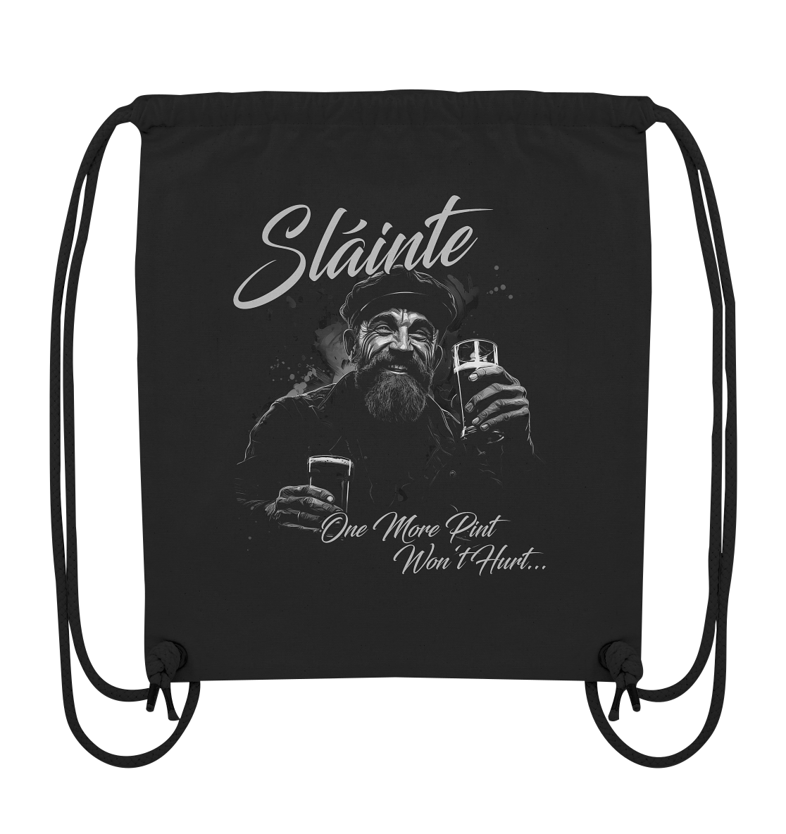 Sláinte "One More Pint Won't Hurt" - Organic Gym-Bag