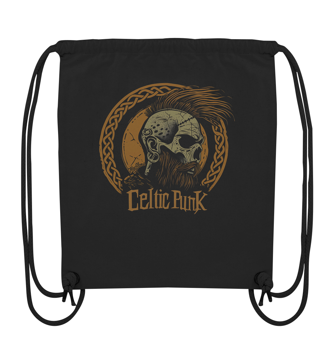 Celtic Punk "Skull / Circle I" - Organic Gym-Bag