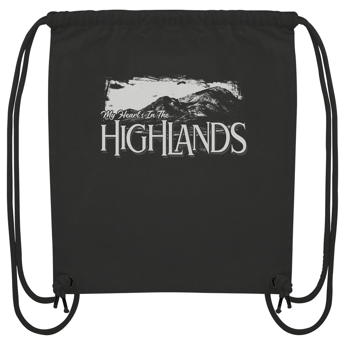 "My Heart's In The Highlands" - Organic Gym-Bag