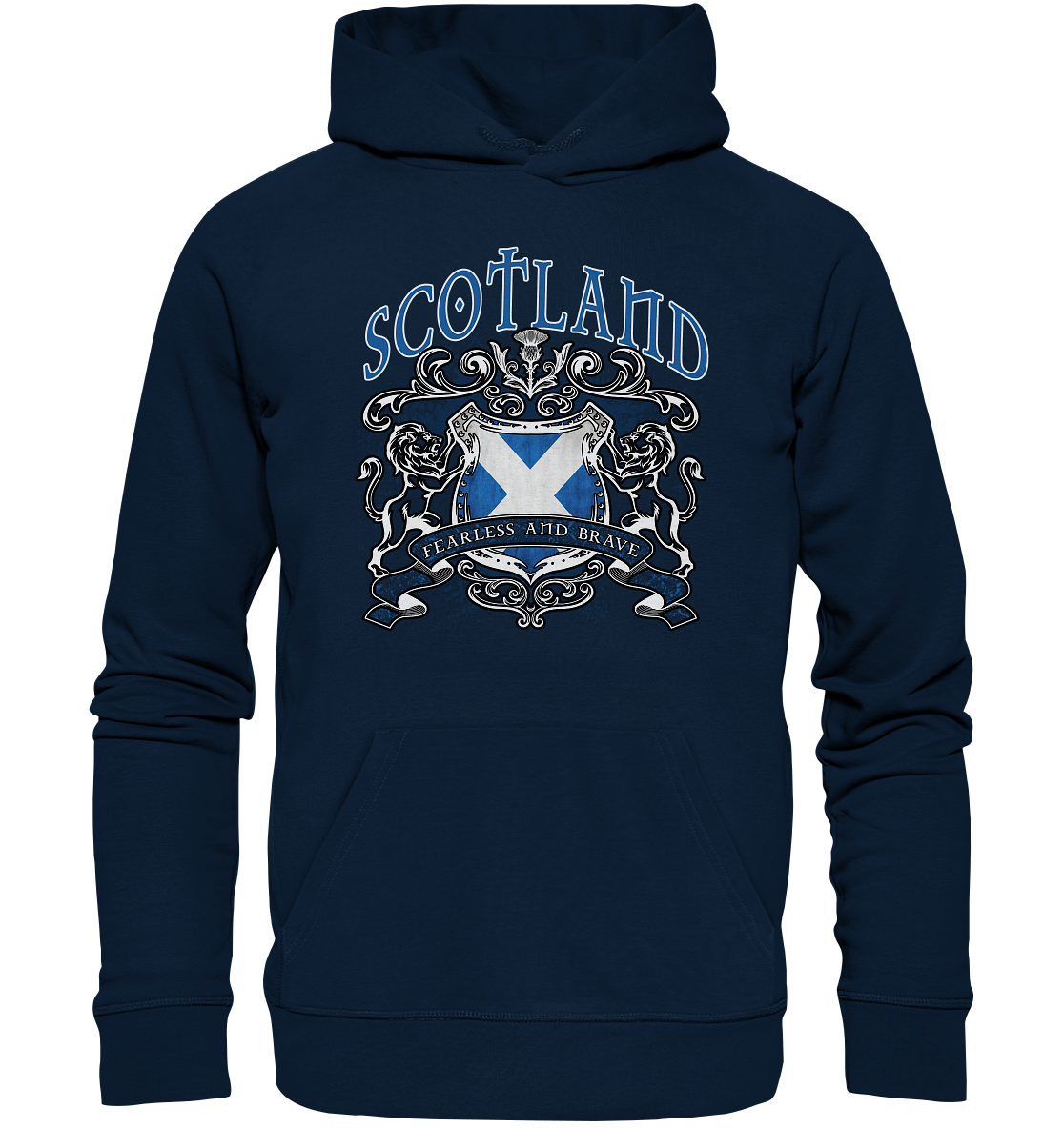 Scotland "Crest" - Organic Hoodie