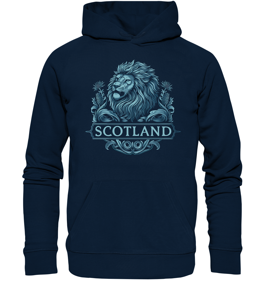 Scotland "Lion / Thistle I" - Organic Hoodie