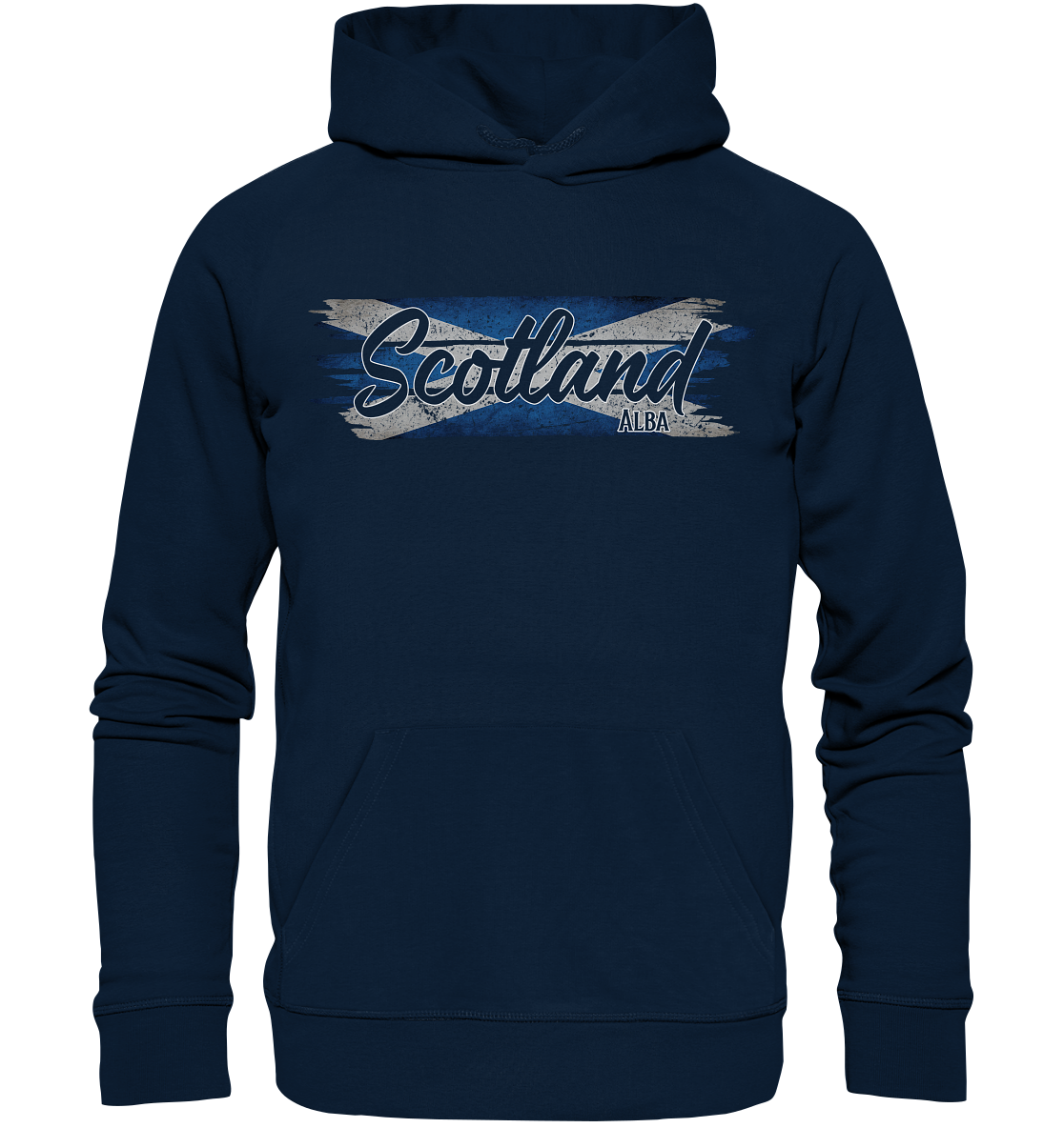 Scotland "Alba / Flag" - Organic Hoodie
