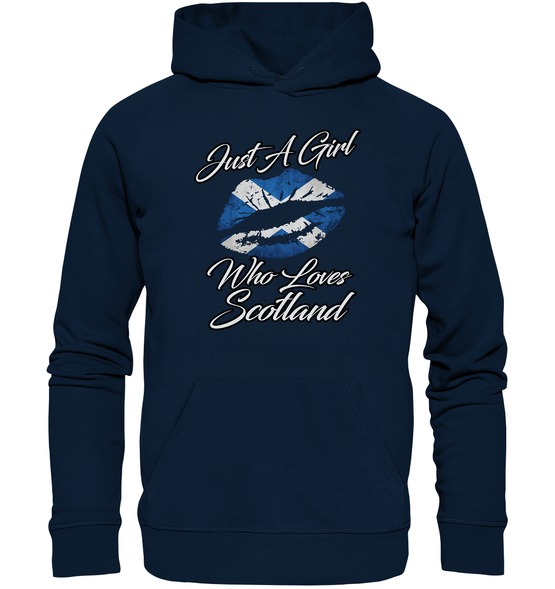 Just a Girl Who Loves Scotland - Organic Hoodie