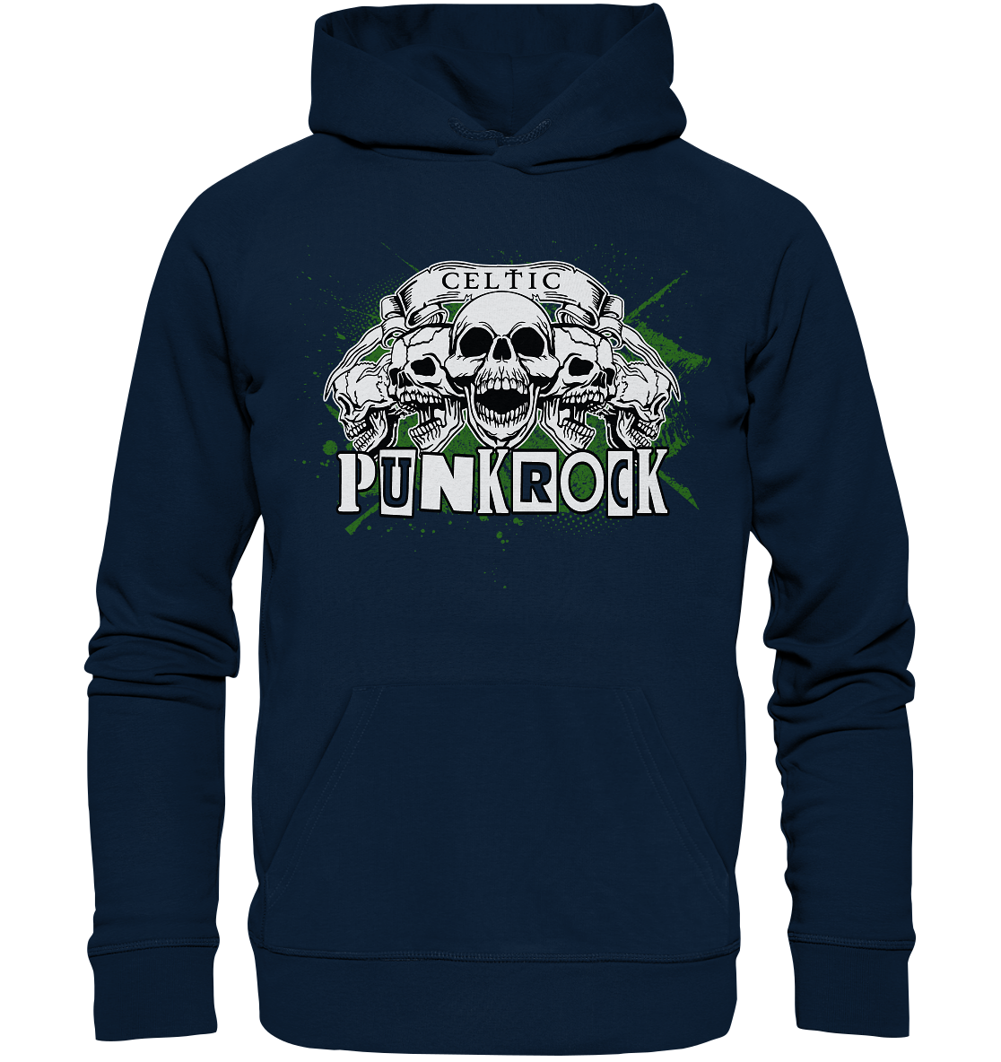 Celtic "Punkrock" - Organic Hoodie