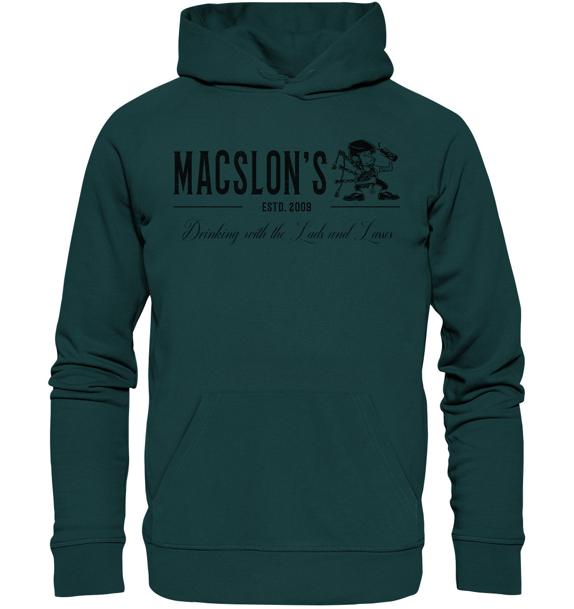 MacSlon's "Drinking With The Lads & Lasses" - Organic Hoodie