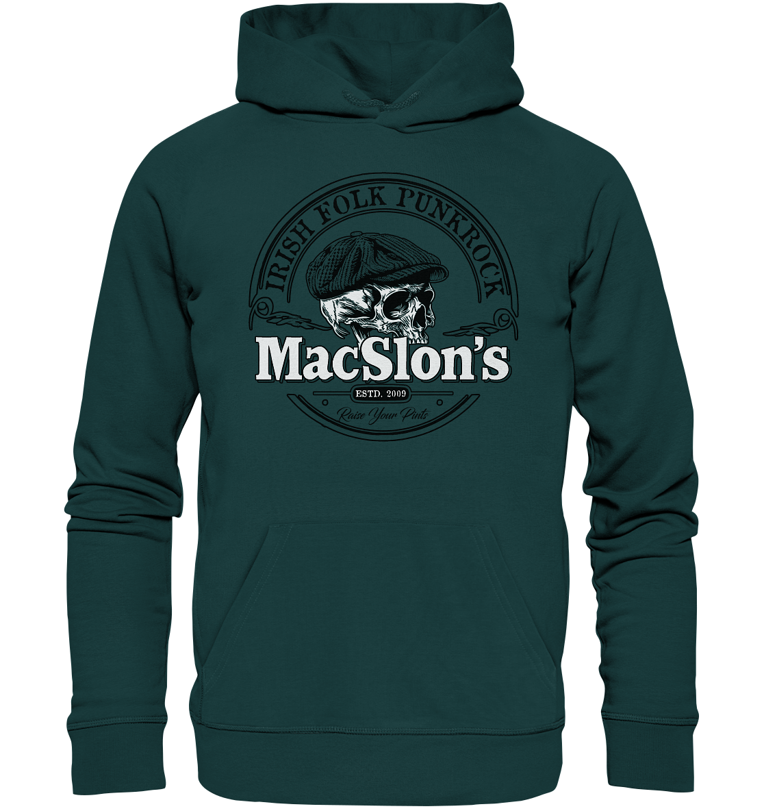 MacSlon's "Estd. 2009 / Irish Folk Punkrock II" - Organic Hoodie