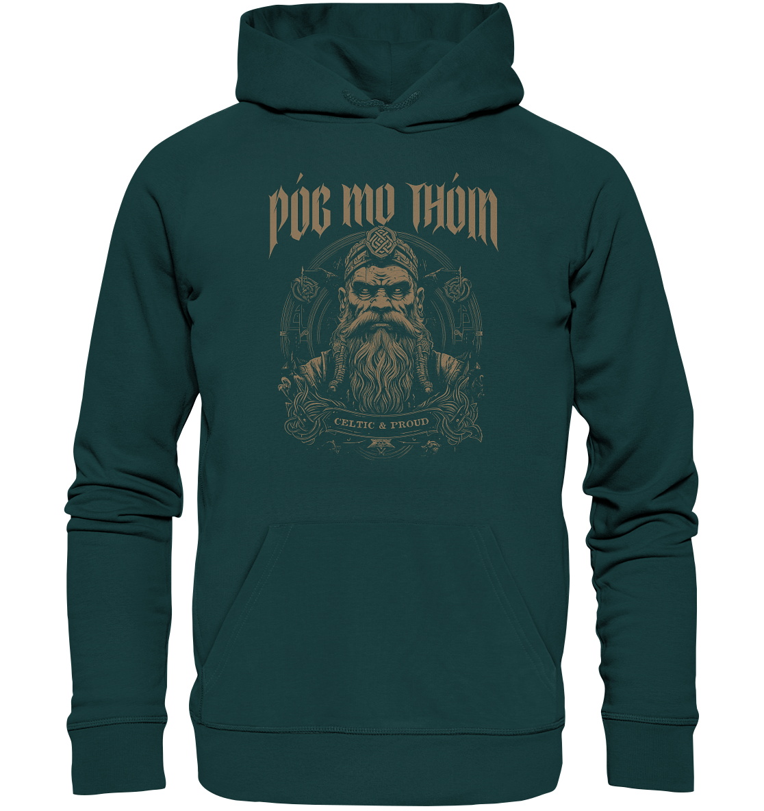 Póg Mo Thóin Streetwear "Celtic & Proud II" - Organic Hoodie