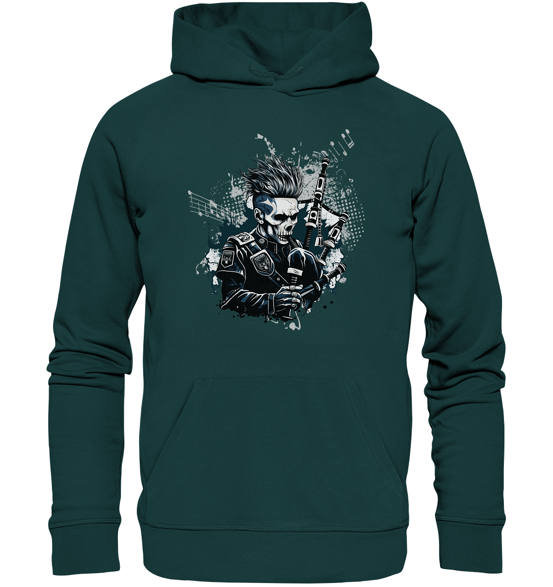 Bagpiper "Skull" - Organic Hoodie