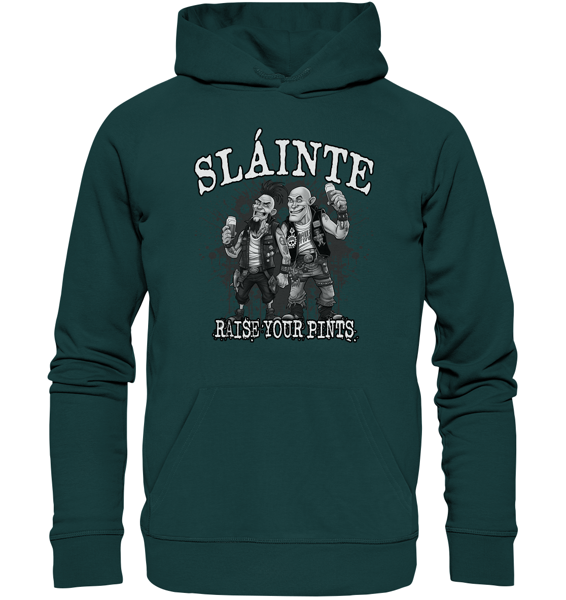 Sláinte "Raise Your Pints IV" - Organic Hoodie