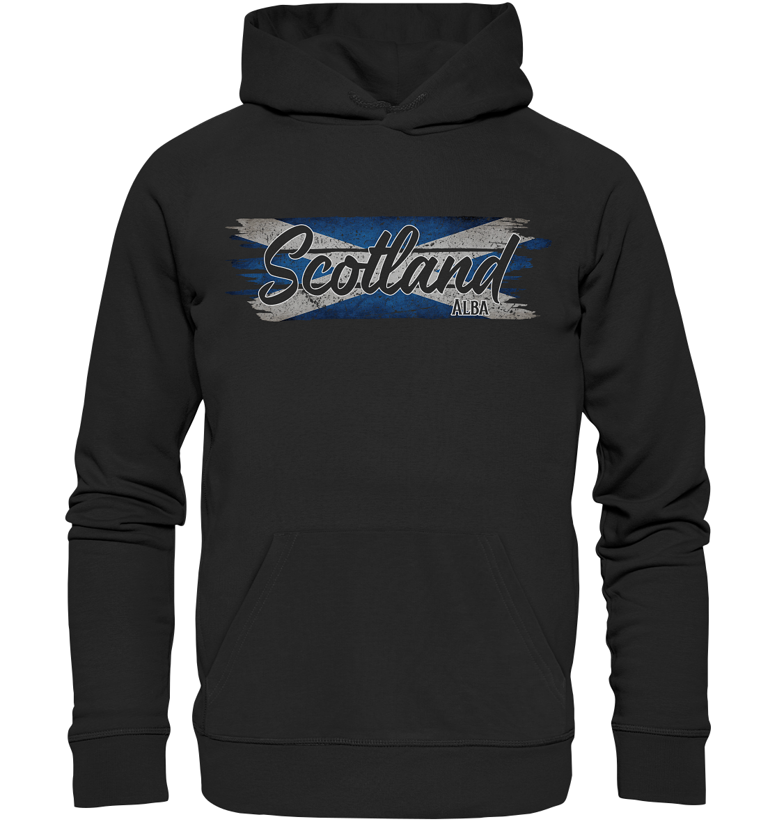 Scotland "Alba / Flag" - Organic Hoodie