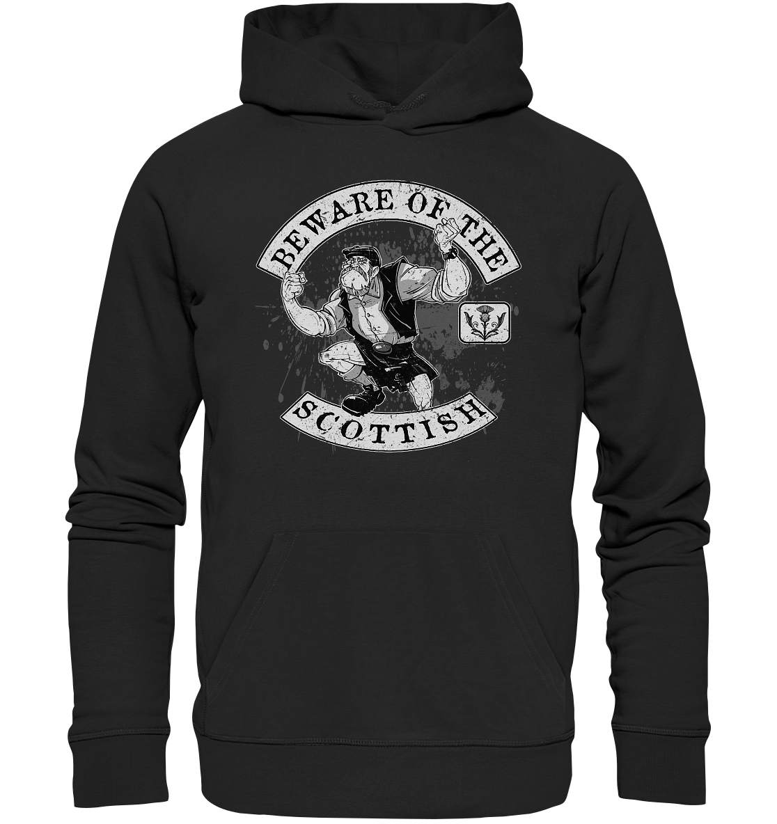Beware Of The Scottish - Organic Hoodie