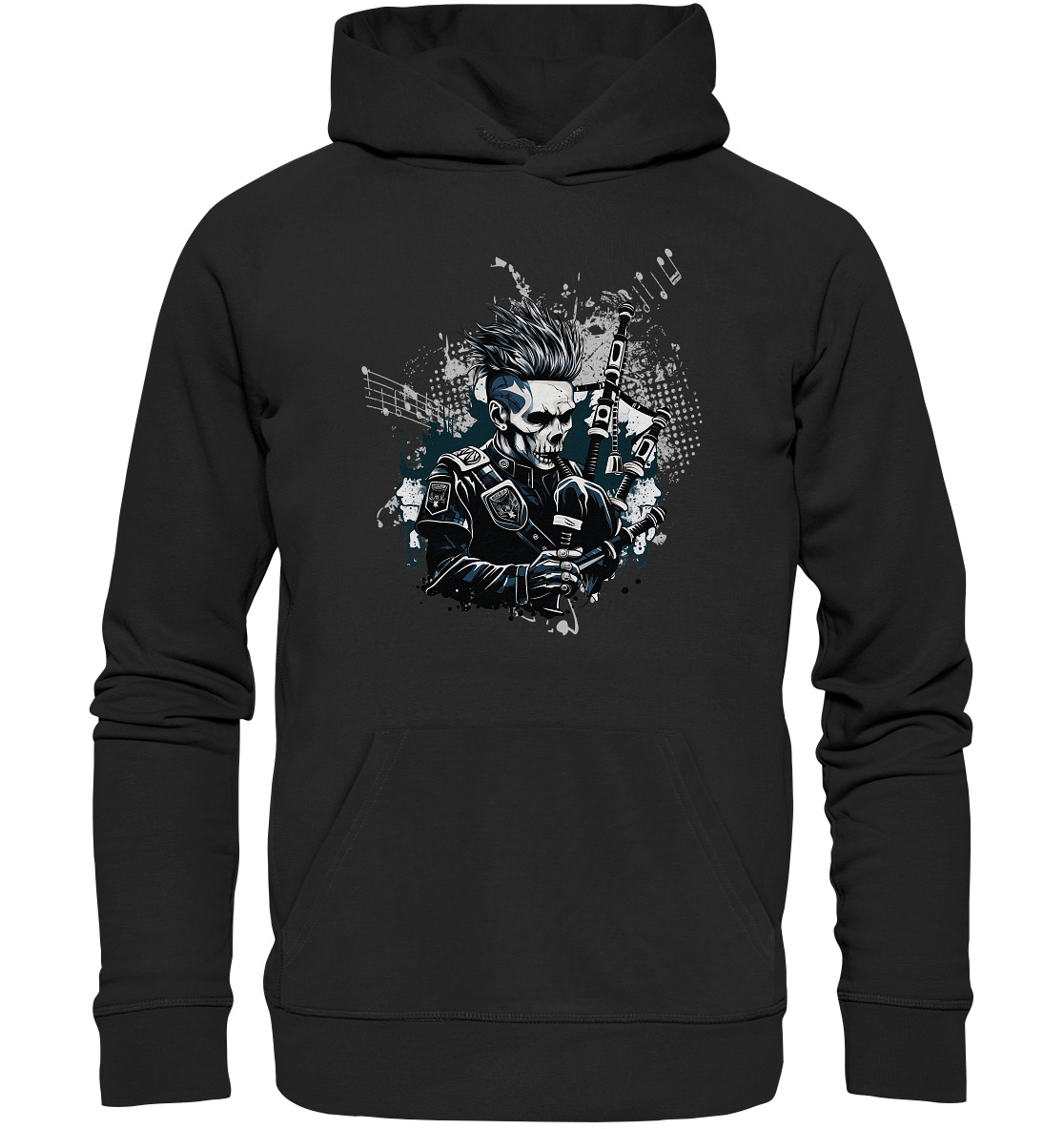 Bagpiper "Skull" - Organic Hoodie