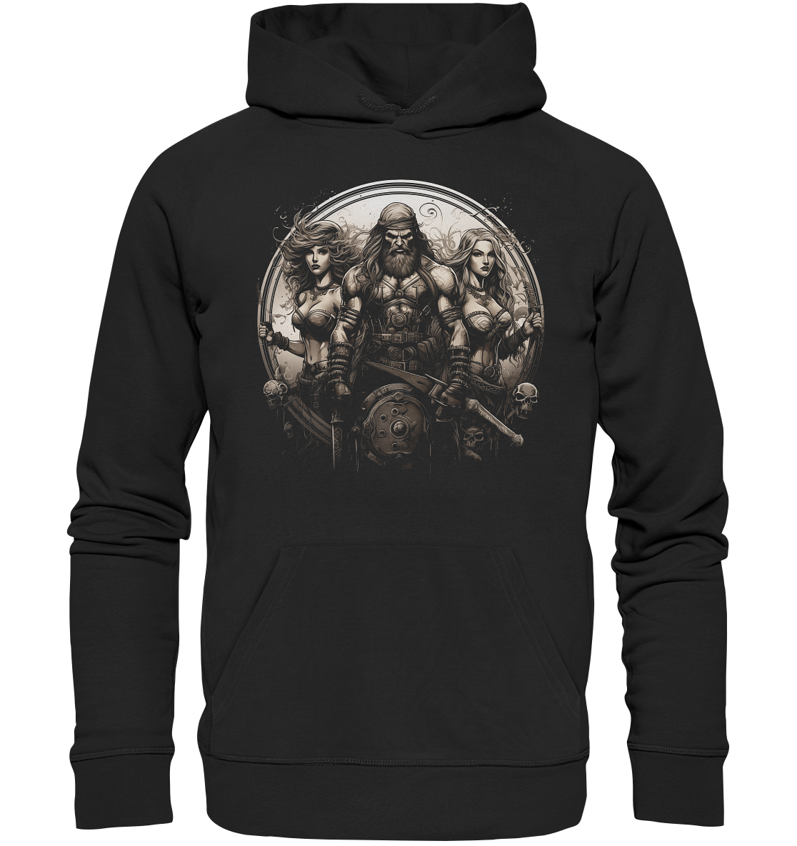 Celtic Warrior Group "Artwork I" - Organic Hoodie