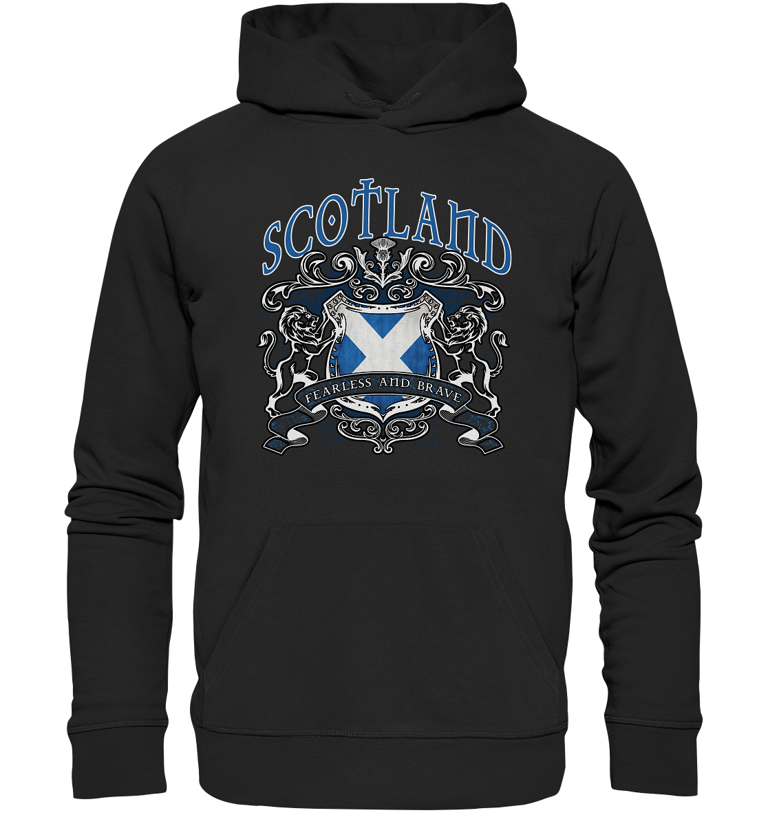 Scotland "Crest" - Organic Hoodie