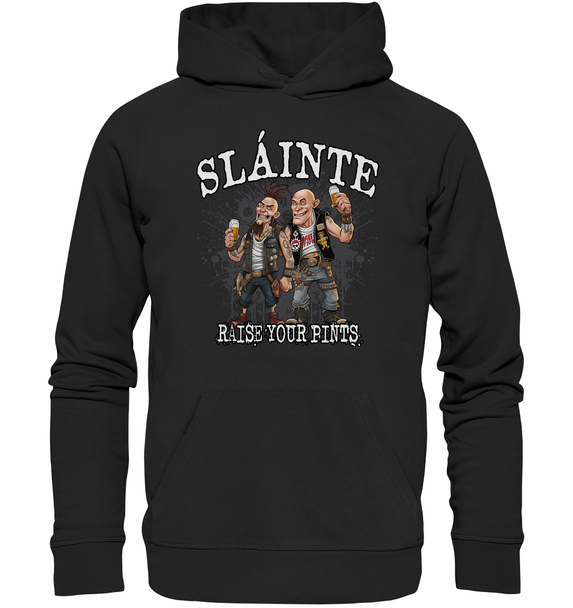 Sláinte "Raise Your Pints II" - Organic Hoodie