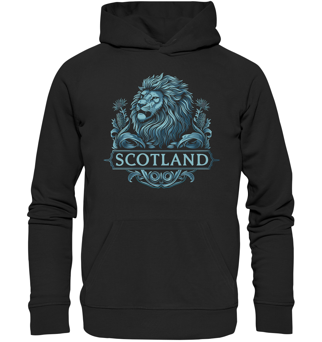 Scotland "Lion / Thistle I" - Organic Hoodie