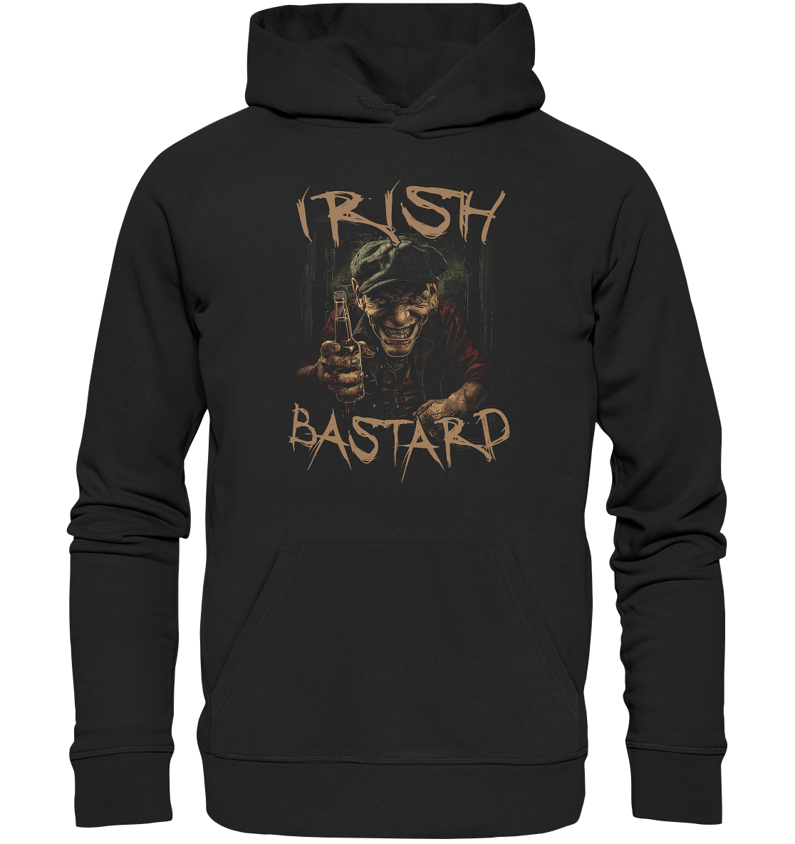Irish Bastard "Old Irish Man VII" - Organic Hoodie