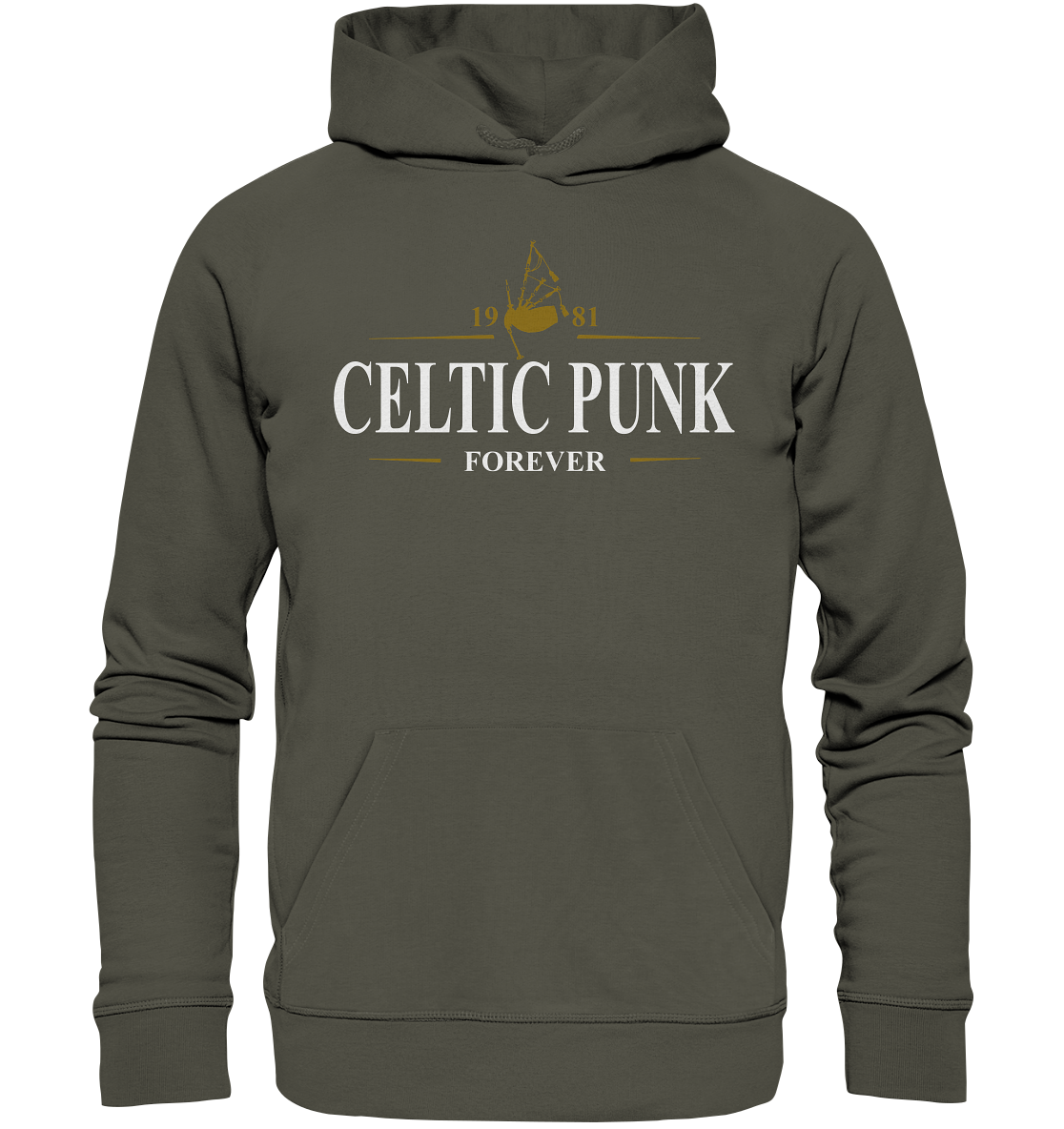 Celtic Punk "Forever / Stout I" - Organic Hoodie