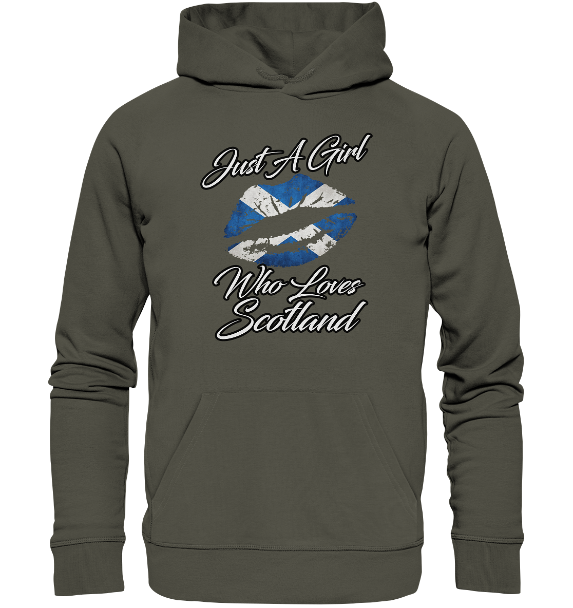 Just a Girl Who Loves Scotland - Organic Hoodie