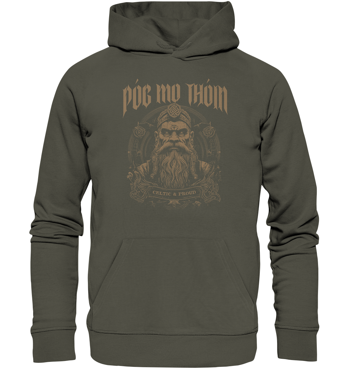 Póg Mo Thóin Streetwear "Celtic & Proud II" - Organic Hoodie