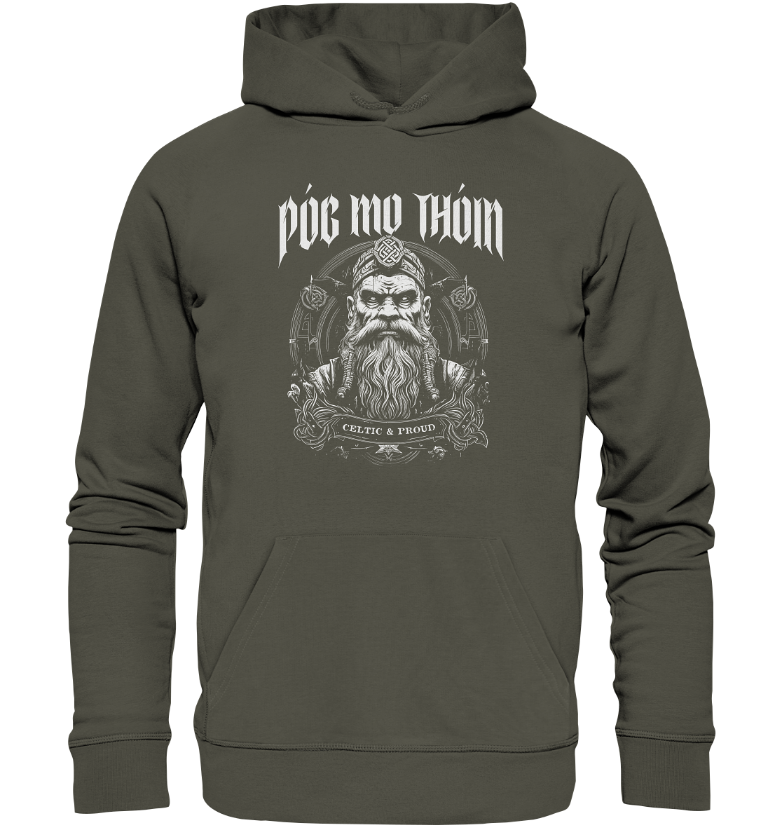Póg Mo Thóin Streetwear "Celtic & Proud" - Organic Hoodie