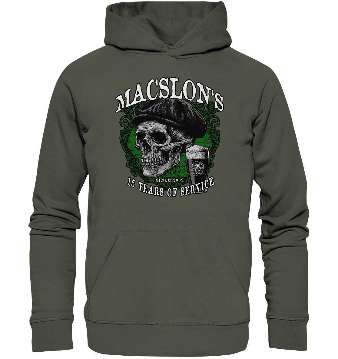 MacSlon's "15 Years Of Service I" - Organic Hoodie