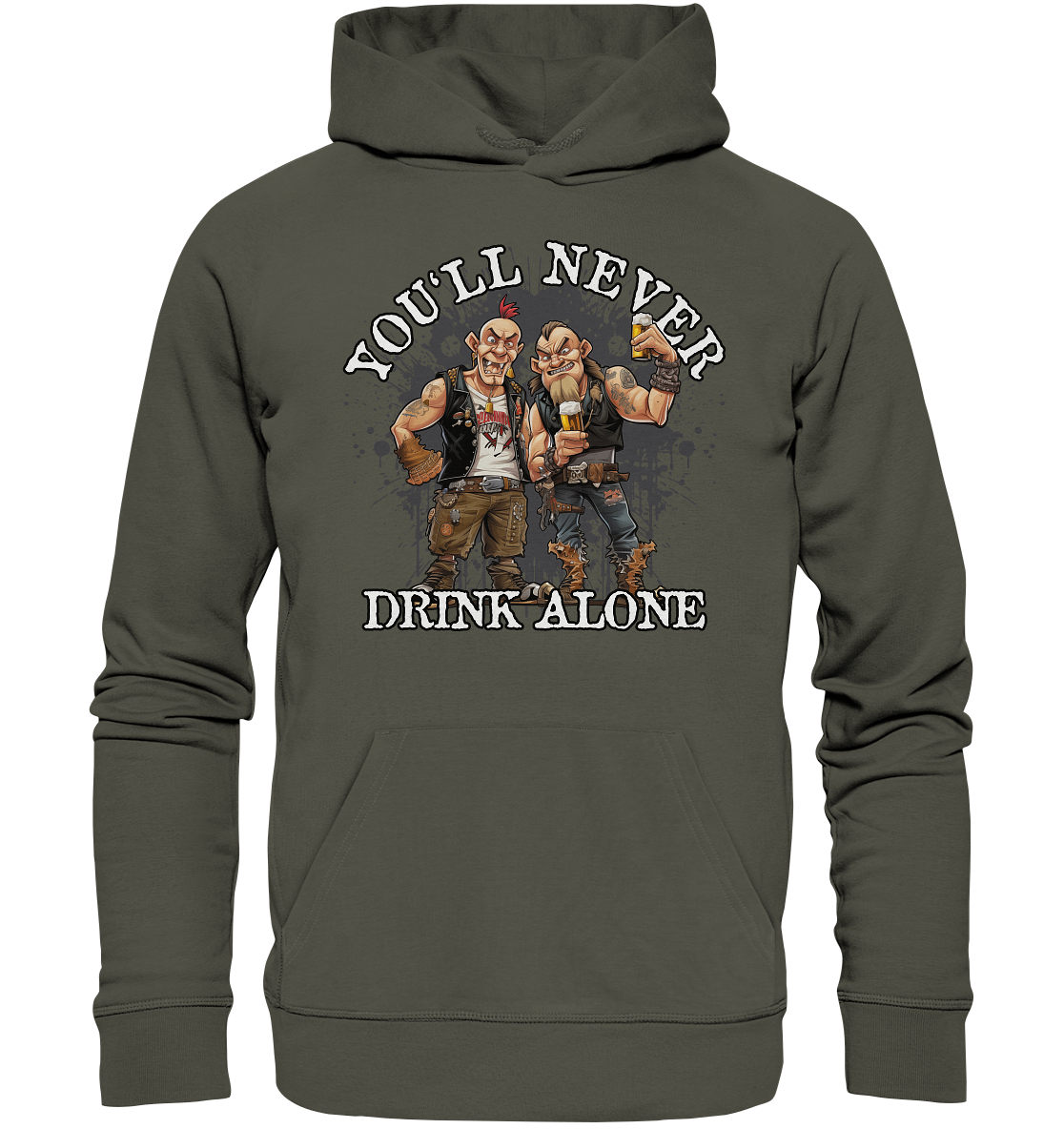 You'll Never Drink Alone III - Organic Hoodie