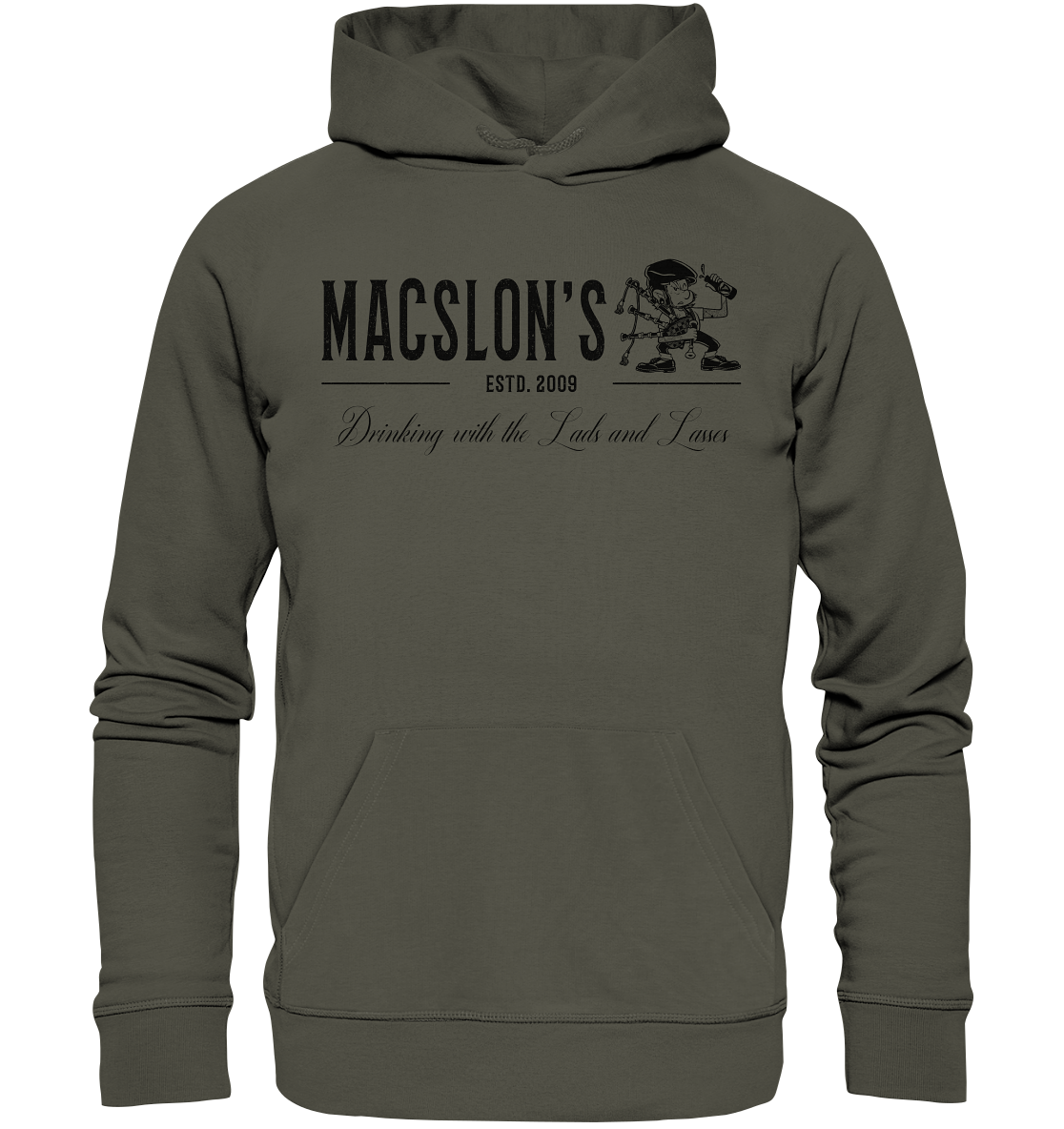 MacSlon's "Drinking With The Lads & Lasses" - Organic Hoodie