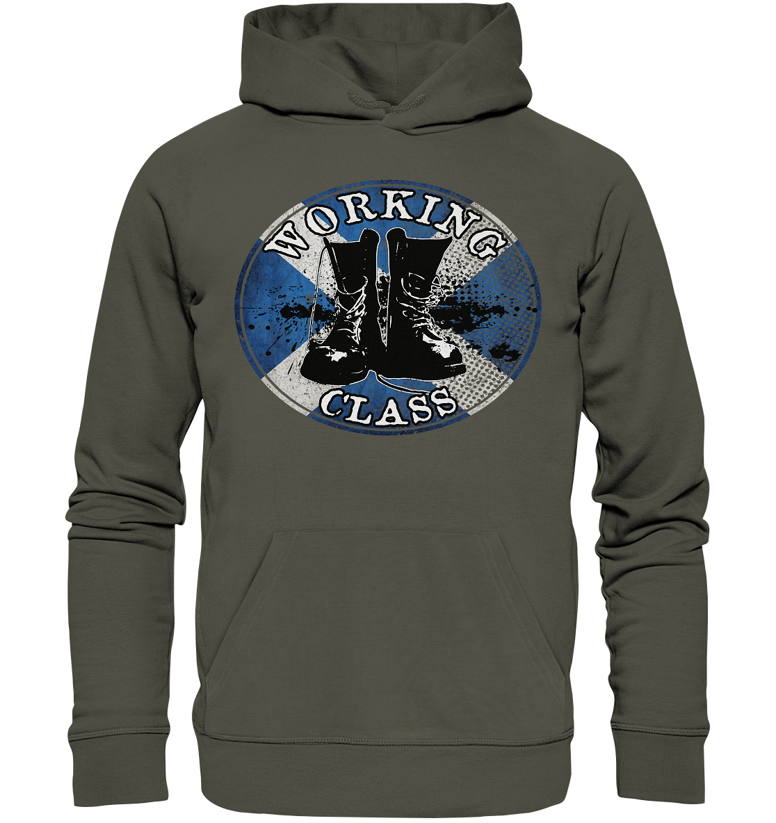 Working Class "Scotland" - Organic Hoodie