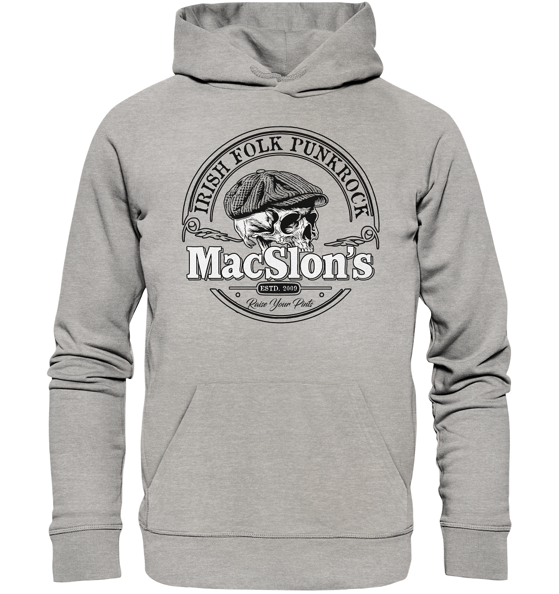MacSlon's "Estd. 2009 / Irish Folk Punkrock II" - Organic Hoodie