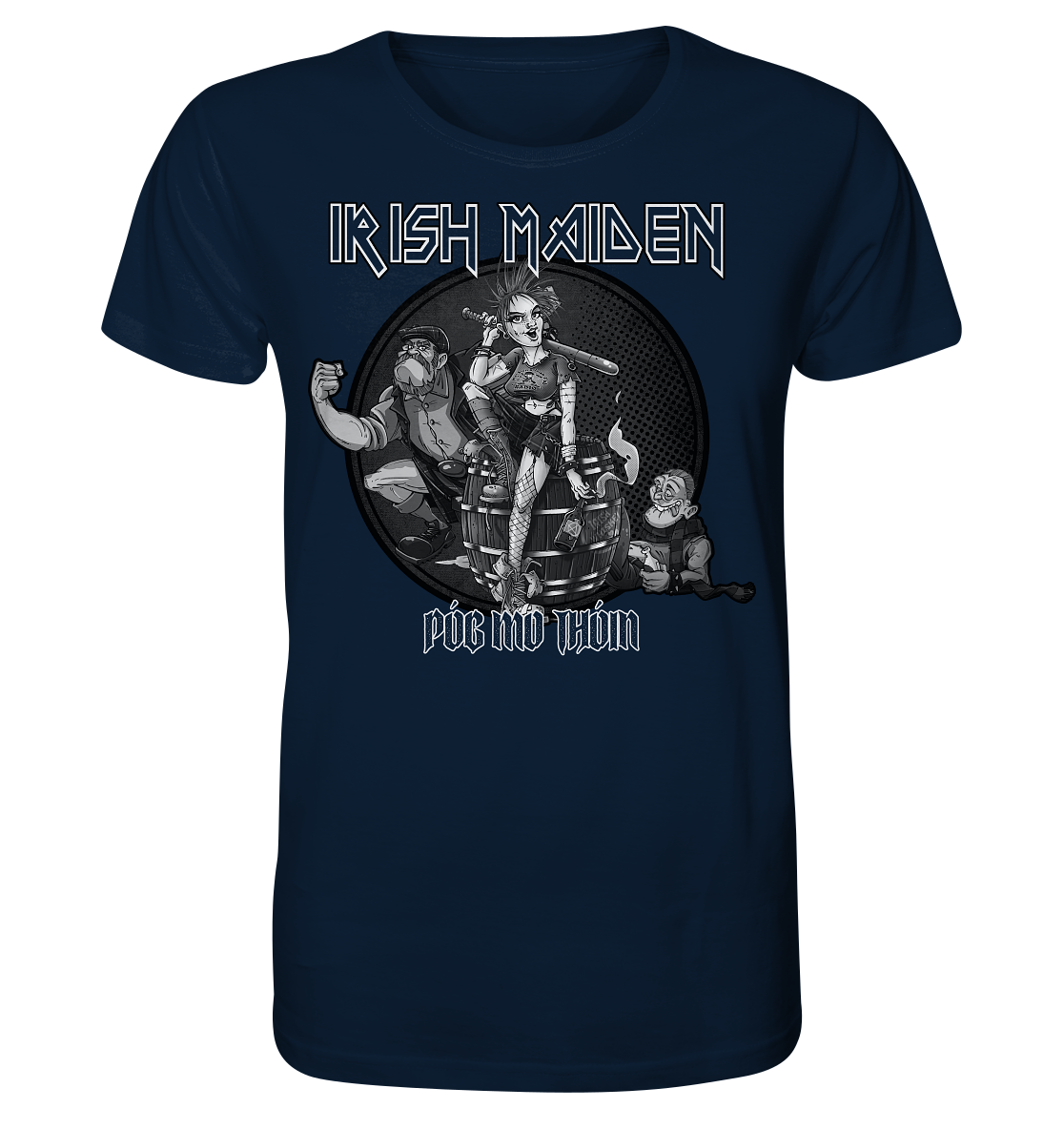 Póg Mo Thóin Streetwear "Irish Maiden" - Organic Shirt