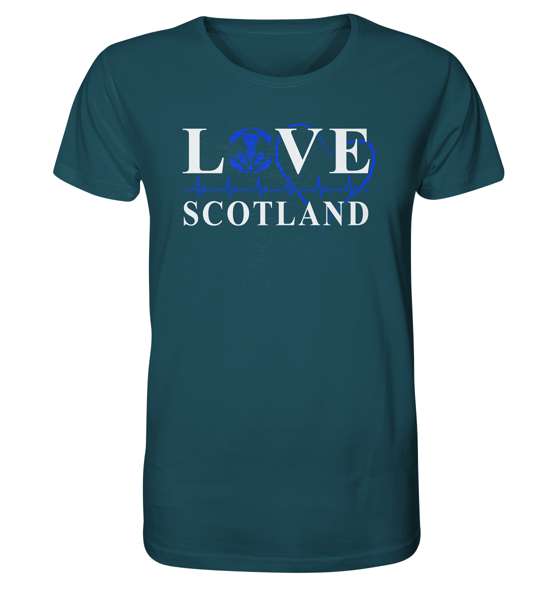 Love Scotland "Heartbeat" - Organic Shirt